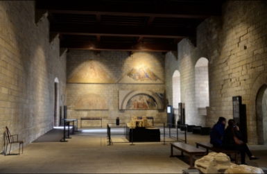 Inside Palais de Papes, Avignon